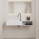 Jacobs Wall hung Washbasin White 120  Front