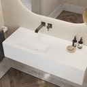 Corvus Deep Corian® Single Wall-Hung Washbasin
