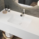 Orion Deep Corian® Single Wall-Hung Washbasin