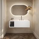 Apollo Classic - Conjunto mueble con lavabo Corian® | 1 cajón - 1 nicho